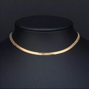 Women Gold Silver STAINLESS STEEL Snake Chain choker Necklace 35+5cm / 40+5cm